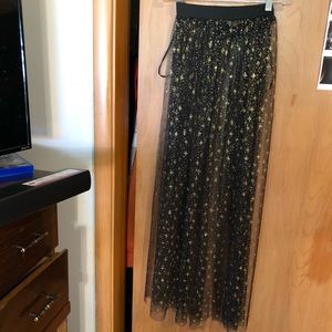 Black star skirt